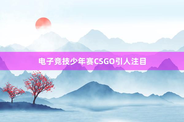 电子竞技少年赛CSGO引人注目